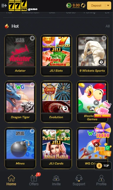 777 pkr game