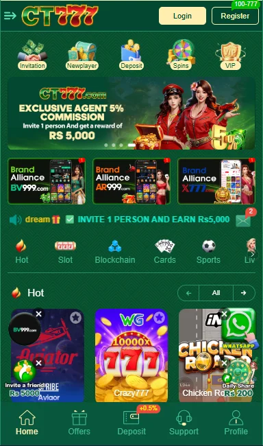 ct777 game interface