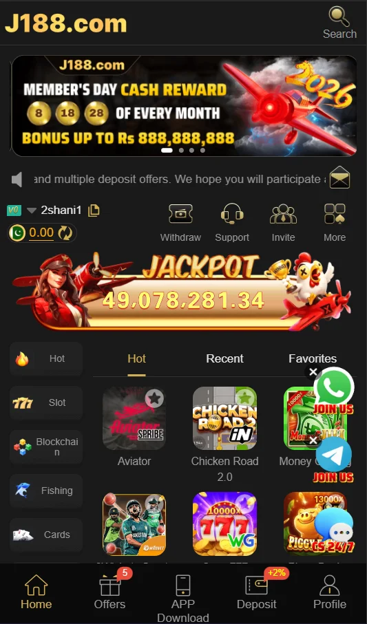 j188 game App interface