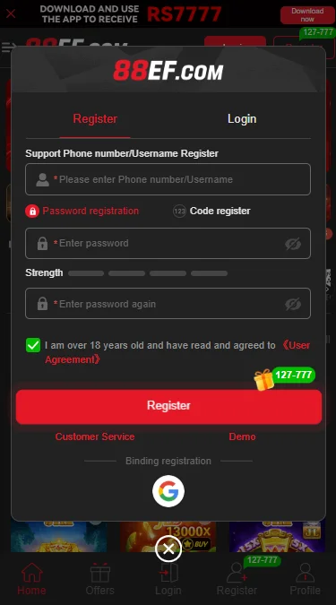 88ef game login