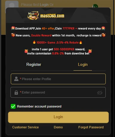 register and login 