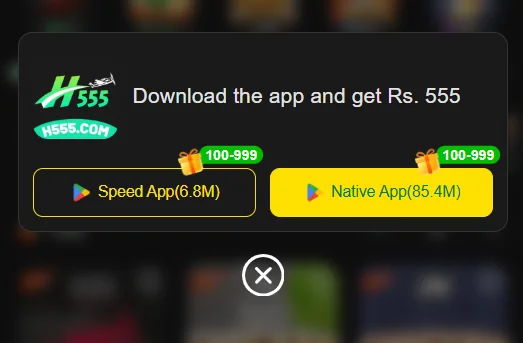 game download interface