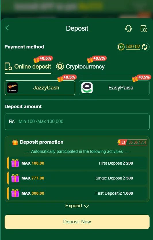 wallet interface