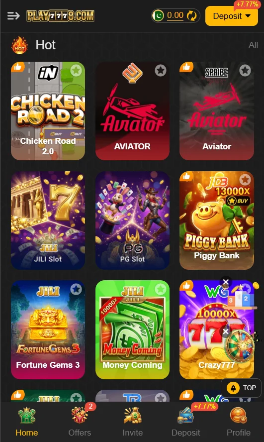 play 7778 app