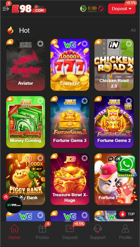 e98 app